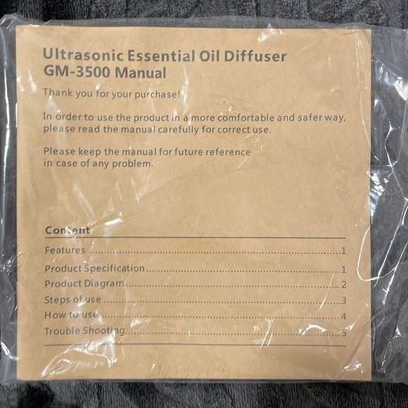 Wood grain Ultrasonic essential oil diffuser - Picture 5 of 8